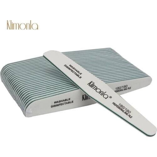 25Pcs/lot Rhombus Shape Nail File 180/180 Professional Nail Buffer Blocks UV Gel Sandpaper Nail Sanding Files Cuticle Removal