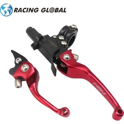 ALCON-Motorcycle Brake Clutch Lever Folding 100mm CNC ASV F3 For XR CRF RM RMZ KX YZF Pit Dirt Motorcycle Bike Universal New