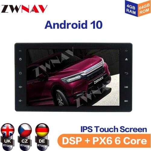 Car DVD Player Android 10 Octa Core Multimedia Player GPS Navigation For Toyota HILUX 2016+ Auto Radio Stereo Head Unit ISP DSP
