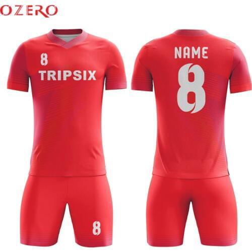 Custom football training anti-shrink soccer jersey