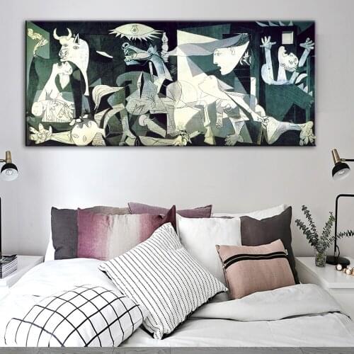 Art Paintings Print On Canvas Art Prints Picasso Artwork Reproductions Wall Pictures Home Decoration Picasso Guernica Famous
