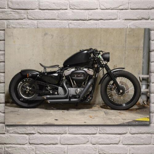 Cool motorbike motorcycle machine KD277 living room home wall modern art decor wood frame fabric posters prints