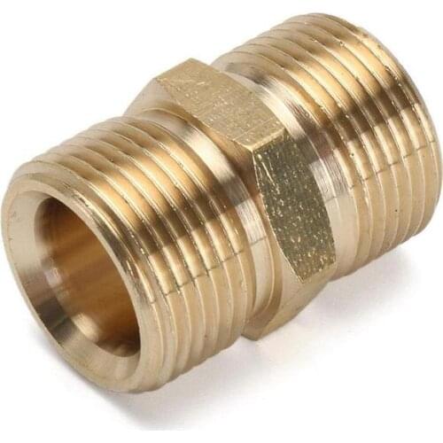 1Pcs M22 Male M Adapter Pressure Washer Brass Karcher Lance Connector Hose ZJF6296 Fitting Q3E6