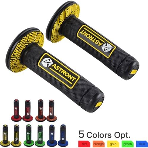 22mm Left 24mm Right Universal 7/8" Motorcycle Handle Bar Throttle Hand Grips For Suzuki DRZ400 DRZ 400 DR650 RMZ 250 450 RM 125