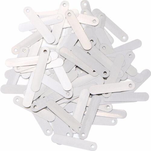 Nickel Solder Tabs for Lithium-ion Battery Pack Building Nickel Plated SPCC Steel 100pcs