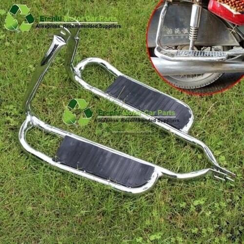 One pair Motorcycle rear foot accessories CG125 CG150 CG200 Pearl River ZJ125 rear pedal anti-scalding pedal stand