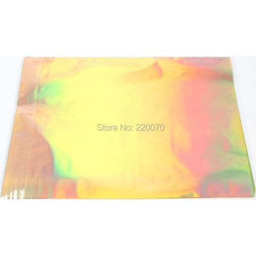 Wholesale 100Pcs Business Card 20x29Cm A4 Laser Golden Hot Stamping Foil Paper Laminator Laminating Type Transfere Laser Printer