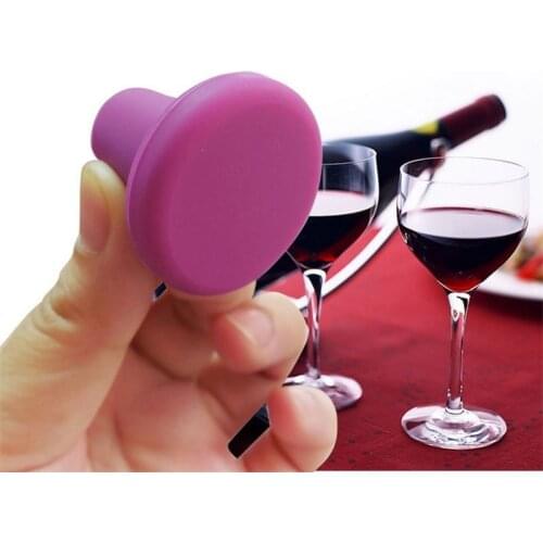 Bottle Stopper Bottle Caps Wine Stopper Family Bar Preservation Tools Silicone Creative Design Safe And Healthy