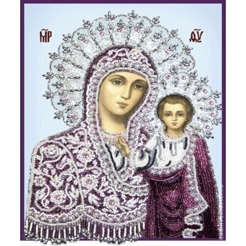SHANSHIYOUPIN 5D DIY Diamond Painting Our Lady Religion Icons Diamond Embroidery Cross Stitch Full Diamond Mosaic Home Decor