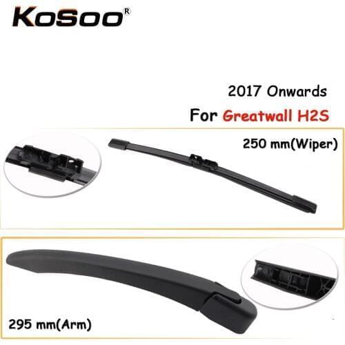 KOSOO Auto Rear Wiper Blade For Great Wall H2S,250mm 2017 Onwards Rear Windshield Wiper Blades Arm Car Accessories Styling