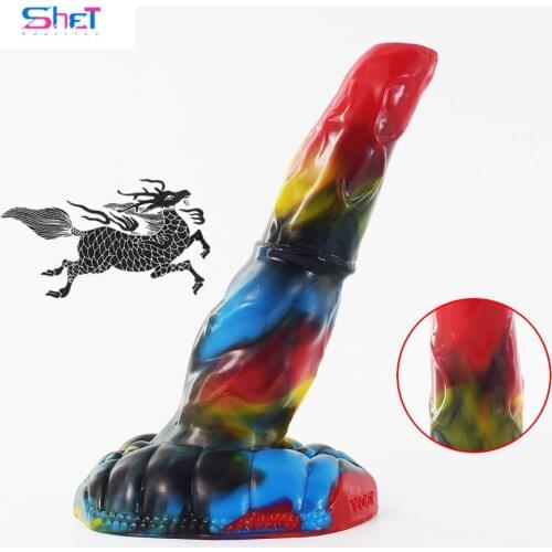 Shet Silicone Dildo Anale Sex Toys Strong Tough Long Penis With Suction Cup Female Masturbation Sex Products Goods for Adults