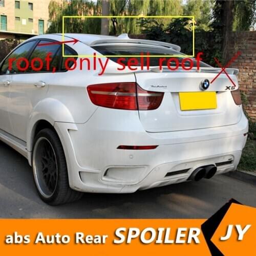 For BMW F16 X6 ROOF Spoiler 2015-2018 X6 F16 ROOF SPOILER High Quality ABS Material Car Rear Wing Primer Color Rear Spoiler
