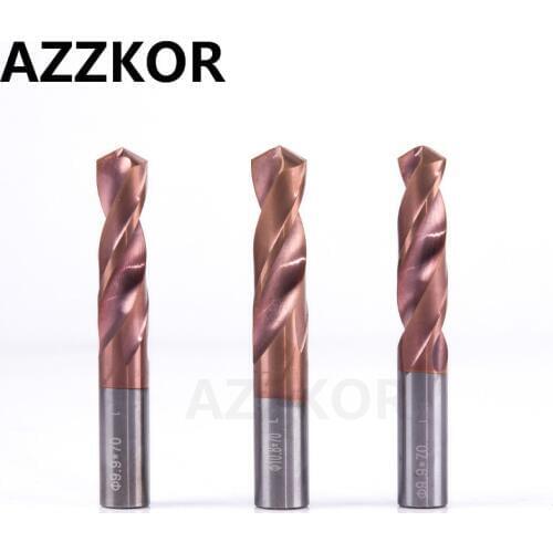 Carbide Alloy Tungsten Steel Twist Drill Super Hard Stainless Bit Straight Handle Solid Monolithic Drill For CNC Lathe Machine
