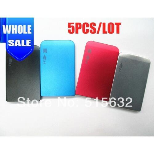 Ultra Slim USB 2.0 2.5" SATA External Box Hard Disk Driver Case Enclosure HDD CASE Mobile Box
