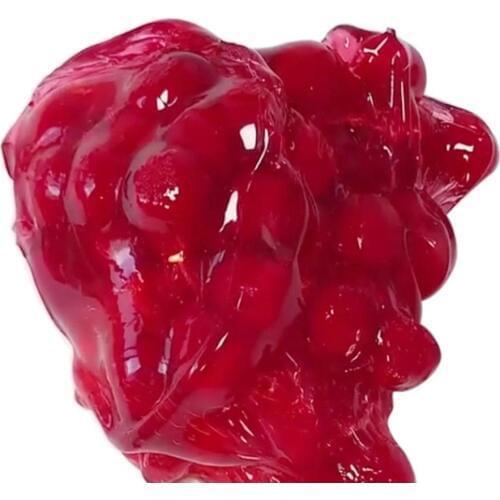60ml Cherry Sponge Mud Clay Kids Adult Stress Relief Plasticine Slime Sludge Toy