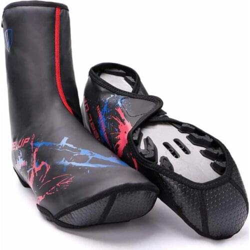 1Pair Waterproof Cycling Shoe Covers Bicycle Shoes Windproof Warm Man Woman Overshoes Road Bicycle Bike Winter Shoe Cover Protec