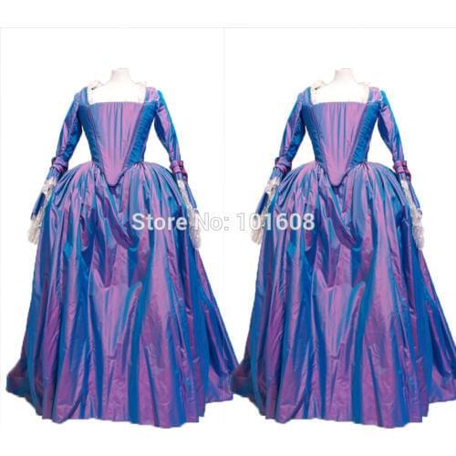 Customer to order!18th Century French Noble style Duchess Renaissance Gothic Theater Victorian Dress Reenactment dresses HL-237