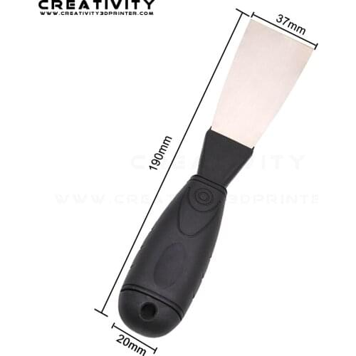 1PCS 3D Printer parts Stainless Steel Blade Separating Tool Handmade Removal Tool Steel Spatula Professional Package Accessories