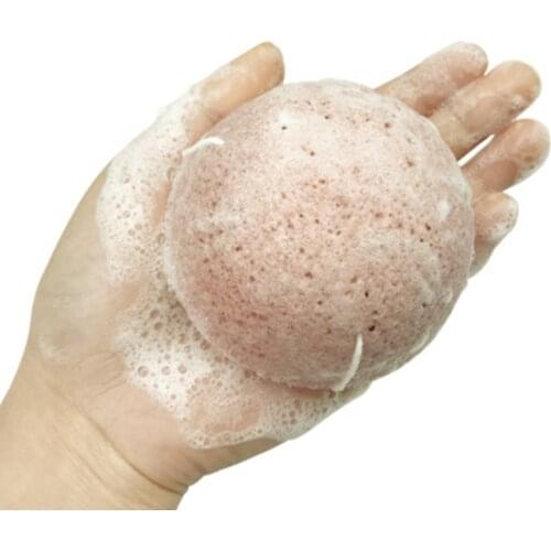 1pcs Natural Konjac Cosmetic Puff Bamboo Charcoal Cleanser Sponge Makeup Facial Cleaning Tool Smooth Beauty Essential Konnyaku