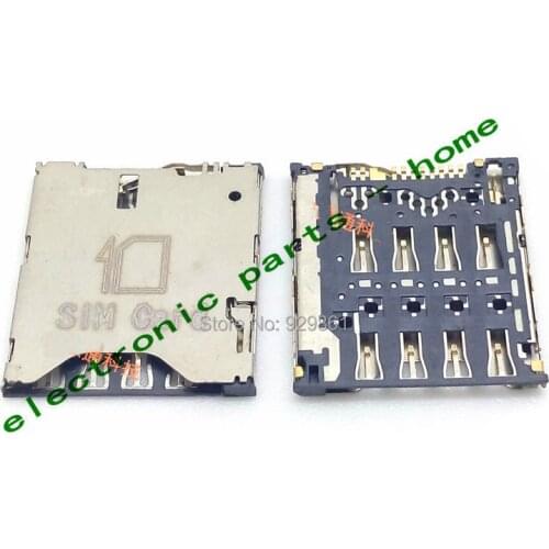 2PCS/LOT new sim card reader connector holder slot contact module for Alcatel TCL idol X+ S960 S960T MTK6592 Moible phone