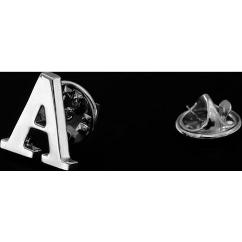 2021 High-end Fashion Brooches Collar Pins Badge Mens Jewelry 26 Letter Practical Bowtie Gift Accessories Wholesale