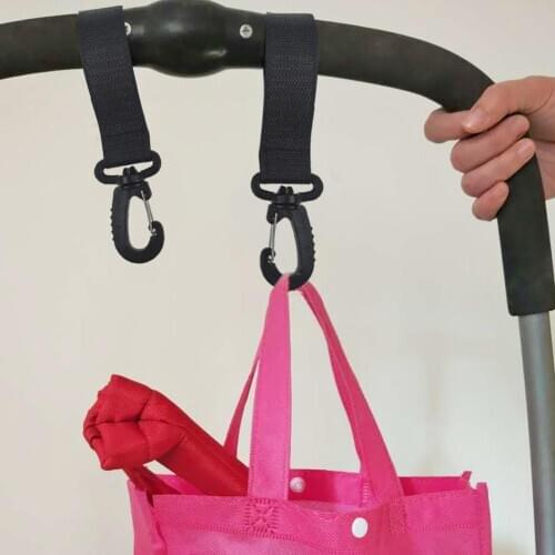 4/6pcs Universal Stroller Hooks Various Specifications Optional Durable Reliability Shopping Bag Clip Stroller Accessories