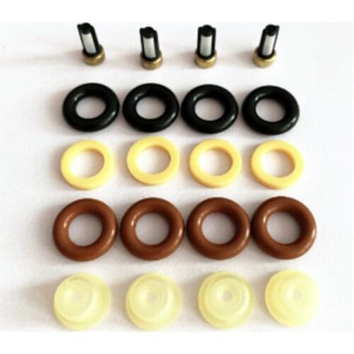 4sets（20x） Fuel Injector Repair Kits For BWM K100 Motorcycle OEM 0280150210 0280150705 Replacement Parts For AY-RK003