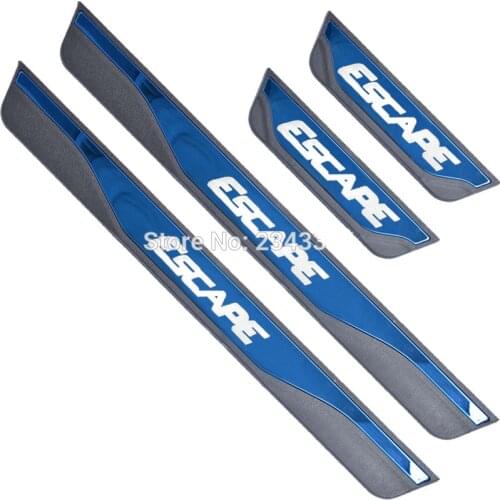 For 2013-2019 2020 Ford Escape Car Door Sill Scuff Plate Welcome Pedal Protector Pedal Step Cover Trim Stainless Car Accessories
