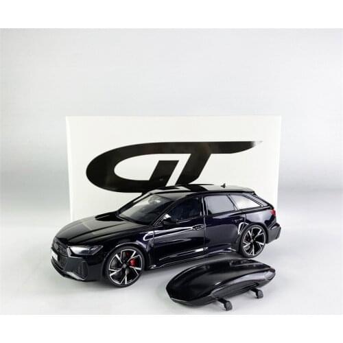 GT SPIRIT 1:18 RS6 AVANT (C8) Mythos Black w/Roof Case