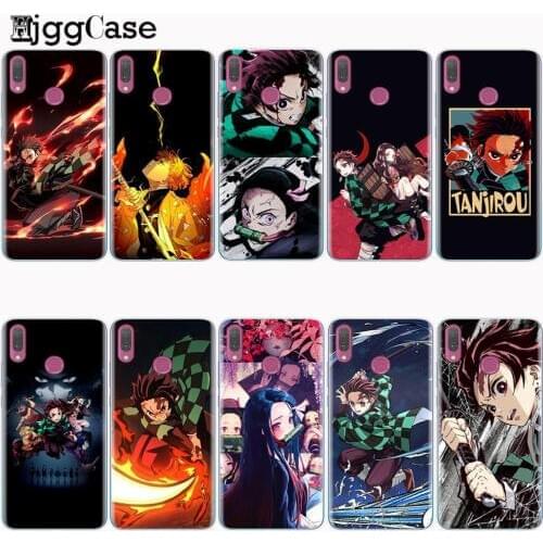 Anime Demon Slayer Kimetsu no Yaiba Phone Case for Fundas Huawei Honor 9 10 20 Lite10i 8X 8C 9X Pro Y9 2019 Cover Soft TPU Shell