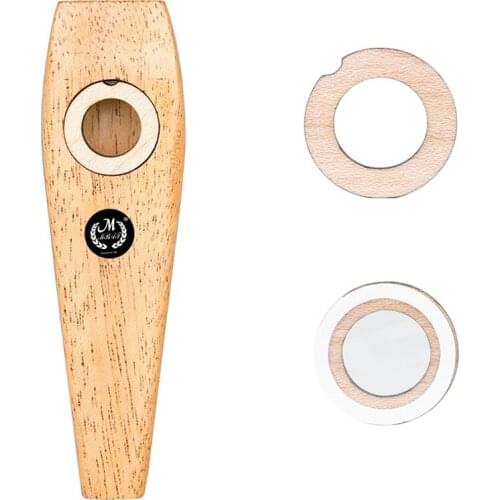 Wooden Kazoo J137 For All Ages Simplest Instrument With Diaphragms Woodwind Musical Instrument High Quality Wood Kazoo