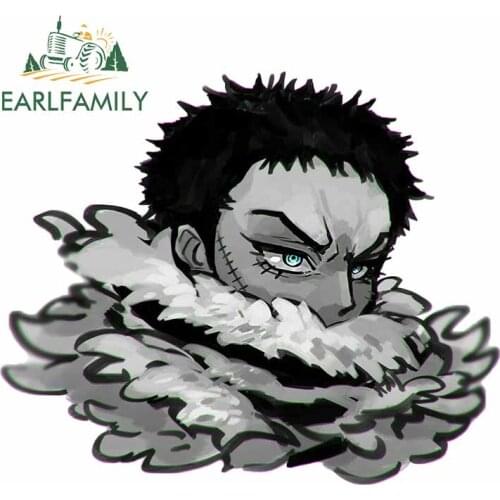 EARLFAMILY 13cm x 10.8cm For Cartoon Car Bumper Stickers Vinyl Car Wrap Decal Creative Motorcycle Occlusion Scratch Decoration