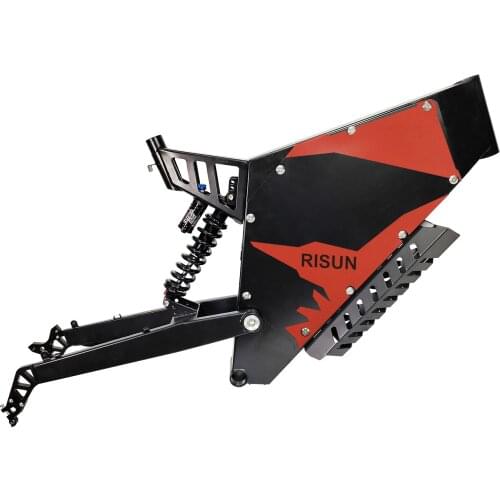 Exclusive Customized FC-1 Bomber Electric Bicycle Frame Mountain Ebike 72V 5000W Motor Black Frame RCP2S Rear Shock