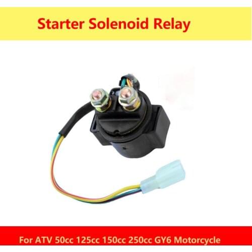 Motorcycles Starting Electromagnetic Relay Starter Solenoid Relay For ATV 50cc 125cc 150cc 250cc GY6 Scooter Motorcycle Parts