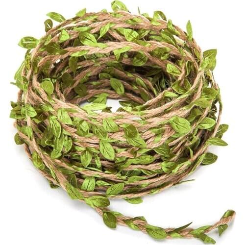 Artificial Leaves Garland - 20M - Rustic Foliage Liana Garden Artificial Foliage Decorations for Garden or Wedding