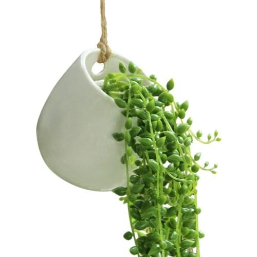 Ceramic vaso flores basin ceramic flower pots planters hanging ceramic pot fleur home decor garden ornaments garden pot