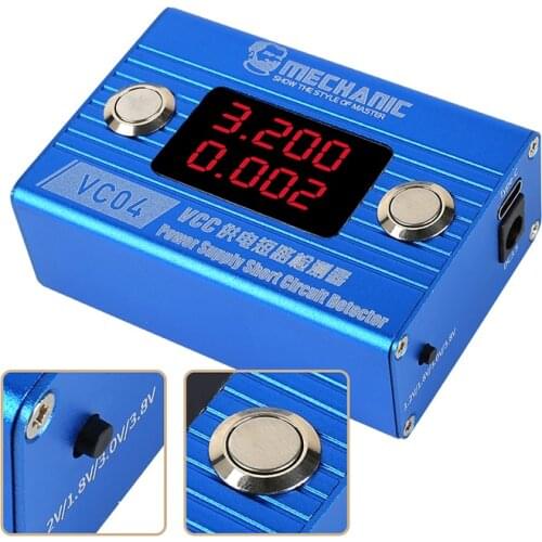 Mechanic VC04 Shortkiller Short Circuit Detector Motherboard Repair Anti-burn Short Circuit Tester For Mobile Phone Repair Tool