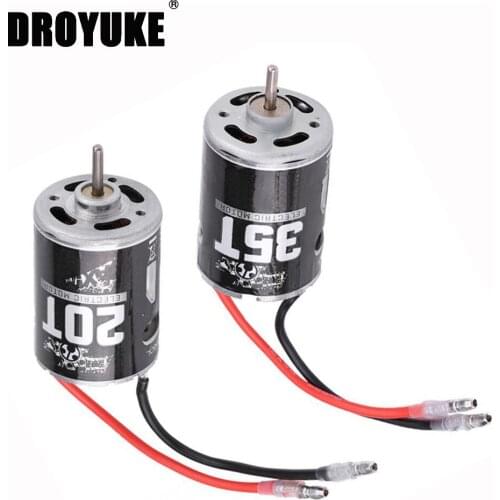 Droyuke Metal 540 RC Car Motor 20T 35T for 1:10 Remote Control RC Crawler Axial SCX10II AX90046 RC Car Parts RC Model Accessory