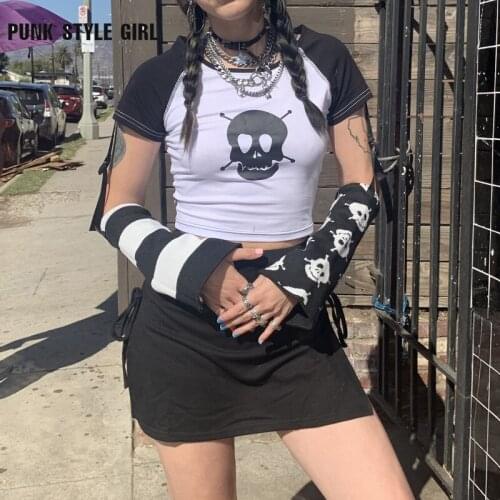 Women's T-shirts With Print PUNK STYLE GIRL China