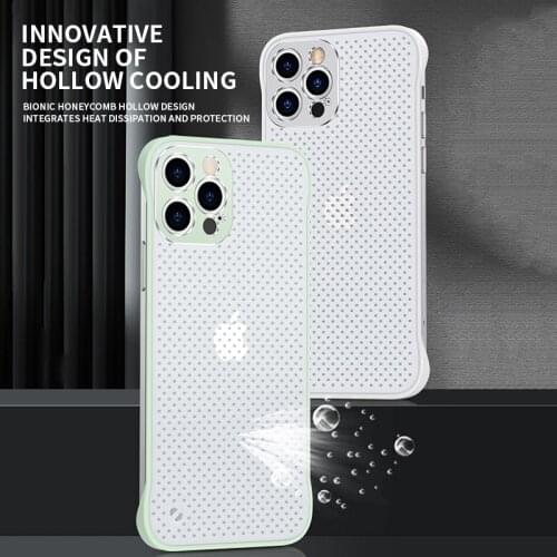 Luxury Shockproof Ultra-thin Camera Lens Protection Metal PC Phone Cases For iPhone 12 Pro Max Cellphone Back Cover Fundas Coque