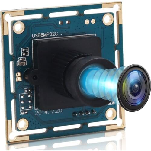 SONY IMX179 sensor USB 8MP HD Camera module High Speed Usb 2.0 CCTV Usb camera Board with 75degree no distortion lens