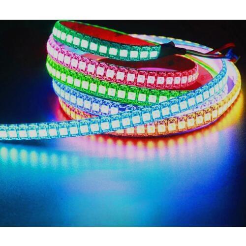 LED Pixel Strip light DC 5V WS2812 WS2812B Individually Addressable RGB Smart Pixels Strip 2812 IC Waterproof led band led strip