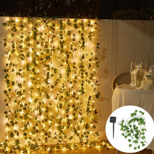 Solar Lights Maple Leaf Fairy Lights 10m 100LED/5M 50LED Waterproof Garland Solar Lamp Christmas Light Garden Decoration Outdoor
