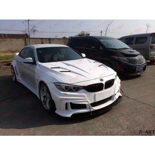 Z-ART wide body kit for BMW F32 F33 F36 428I 435I Coupe 2013-2018 tuning body kit for BMW 4 series Coupe Cabriolet 4 DOOR