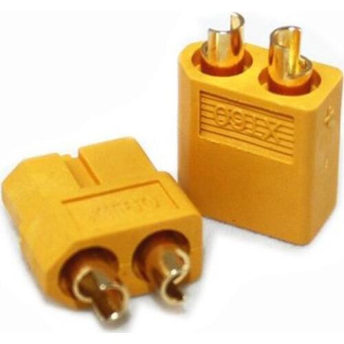 100 pairs/bag XT60 Bullet plug connectors male and female for lipo battery