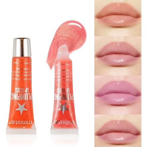 9 Color Jelly Lip Gloss Nutritious Lip Plumper Moisturizer Shiny Cherry Volume Tint Lipgloss Liquid Lipstick Makeup TSLM2