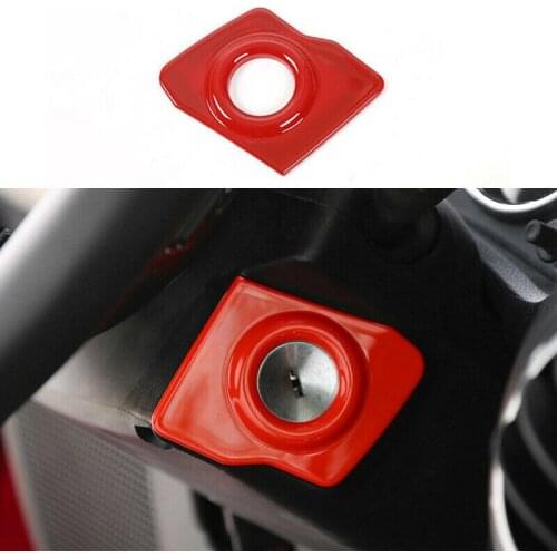 ABS Start Button Ignition Key Cover Forfor Jeep Wrangler JK 2007-2017