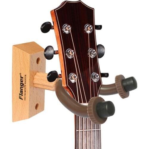 Guitar Bass Stand Hanger Wooden Wall Mount Hook Holder Acoustic Guitar Sup for Electric Guitars Bass Ukulele Accessories