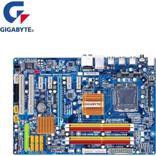 For Gigabyte GA-EP43-US3L EP43-US3L Motherboard LGA 775 For Intel P43 Used Desktop Mainboard USB2.0 SATA2