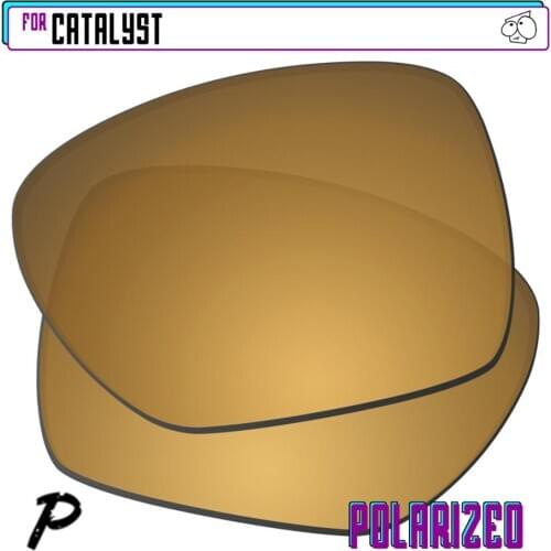 EZReplace Polarized Replacement Lenses for - Oakley Catalyst Sunglasses - Gunmetal P